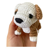 Cachorro Bulldog Inglês Miniatura Amigurumi