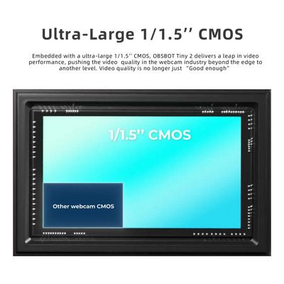 Obsbot Tiny 2 Ai-powered Ptz 4k Cámara Web 1\u002F1.5 Pulgadas Cmos 4x Más Rápido Enfoque Usb 3.0 | Envío gratis