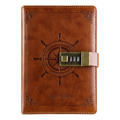 Funda Wordpad B6 Para Mujer Con Cierre De Pu, Diario Vintage