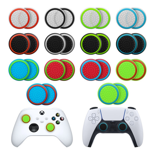 X2 Grips Silicón Para Ps5 Ps4 Ps3 Xbox X S Joystick Gomas