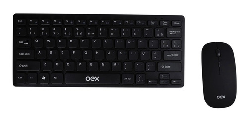 Combo Teclado E Mouse Sem Fio Ultra Slim Oex Tm405