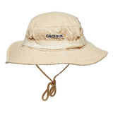 Sombrero Safari Piluso Cacique Gabardina Ajustable - Liviano