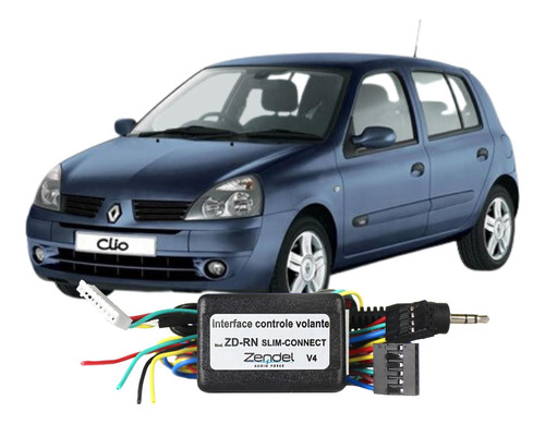 Interface Controle Som Volante Renault Clio 2000 A 2015 2016