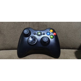 Controle Original Xbox 360 Preto Sem Fio Microsoft - Usado