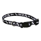 Coastal Pet Collares Para Perro Styles Huesos Negro Collar S