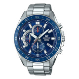 Reloj Casio Edifice Efv-550d-2av Azul Hombre 100% Original 