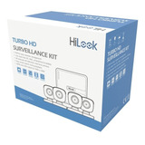 Kit Cctv 4 Cámaras Para Exterior Hilook Cables 20m P2p