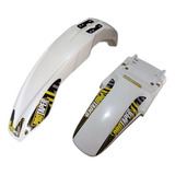 Kit Guardabarro Delantero + Trasero Moto Protaper Blanco Mav