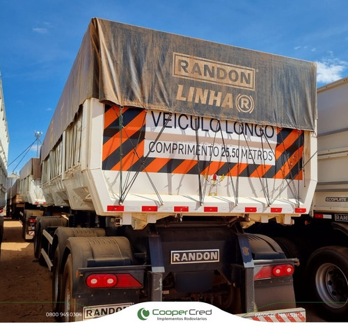 CARRETA 9 EIXOS RODO CAÇAMBA BASCULANTE C/ PNEUS SEMINOVO