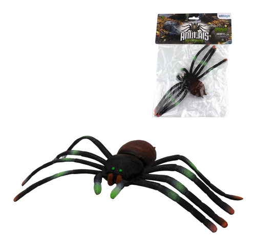 Insetos De Plastico Aranha 22 Cm Etitoys