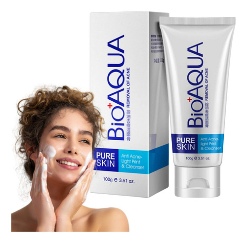 Set Bioaqua Pure Skin Removedor De Acne, Grasa 4pz 