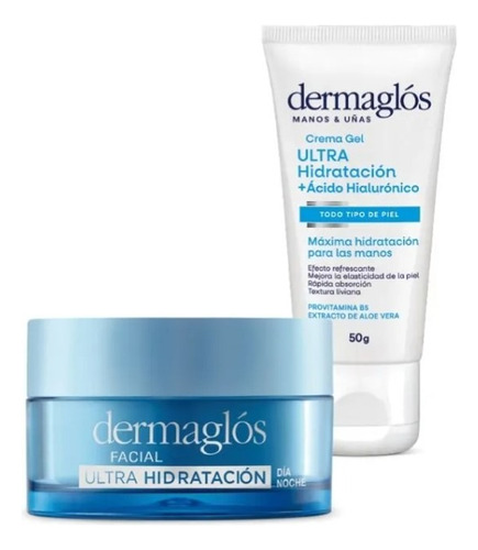  Dermaglós Combo Facial Y Manos Ultra Hidratacíon Profunda