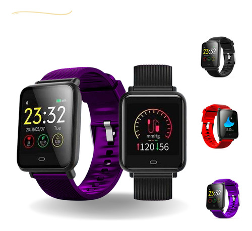 Kit  2 Smartwatch Q9 Memória Interna De   64k  Sono Esporte 