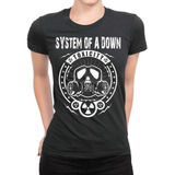 Camisa Camiseta Feminina Banda System Of A Down Rock 