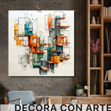 Cuadro Arquitectura Ingenieria Abstracto Canvas Arq33  90x90