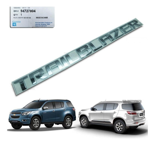 Emblema Porton Trailblazer Chevrolet Original Foto 2