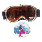 Antiparras Freeride Niño Ski Snowboard Nieve Uv400 Gris Deco