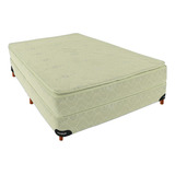 Sommier Multiflex Caribe Luxe 2 Y 1/2 Plazas 35kg Pillow Top Color Beige