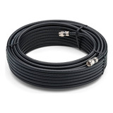 Cable Coaxil 5 Mt Rg-6 C/ Fichas Compresion Profesional Hd