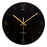Reloj De Pared Diseño Cristal Vintage Rústico 30cm