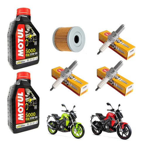 Kit De Servicio Benelli 180s Motul Semi Sintetico