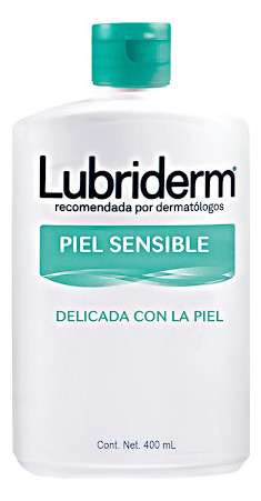 Crema Lubriderm Piel Sensible Hipoalergénica X 400 Ml