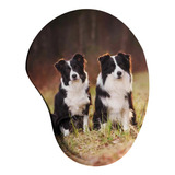 Mouse Pad Ergonômico Border Collie Cachorro Fofo Animal 92