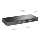 Switch Gerenciável Gigabit 24 Portas 4 Slots Sfp Tp-link