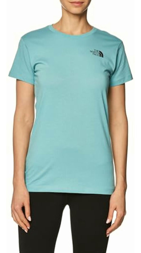 The North Face W S/s Red Box Tee, Reef Waters, Xsmall