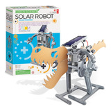 Robot Solar Juguete Didactico Ciencia Kit Motor Electrico 4m