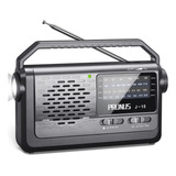 Radio Portátil Am/fm Con Onda Corta Recepción Potente Y Vers