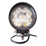 Faro Led Redondo Blanco 27w 9 Leds 11cm Universal 12v