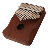 Kalimba Portátil De Madera De 17 Tonos, Piano De Dedo Africa