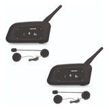 Intercomunicador Bluetooth Casco Moto 800m Ejeas X 2 Uni