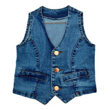 Colete Jeans Isa Kids Menina Moda Infantil Blogueirinha