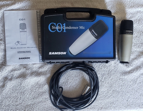 Microfono Condenser Samson C-01 En Caja Y Con Cable Xlr!
