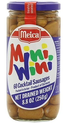 Meica Mini Wini Sesenta Salchichas De Cóctel, 8,8 Onza