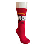 Meia Divertida Duff Beer Cano Longo Estampa Exclusiva 37-44