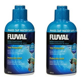 (2 Pack) Fluval Acondicionador De Agua Para Acuarios, 16.9 O