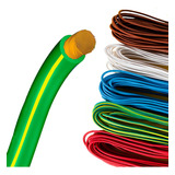 Cable Unipolar 4mm Argenplas Normalizado X Rollo 50 Metros ! Cubierta Verde-amarillo