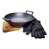 Wok Fierro Fundido 36 Cm.  