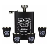 Set De Licorera Jack Daniels Copas Y Embudo