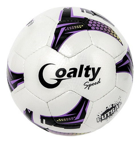 Pelota Futsal Goalty Speed N°4 Medio Pique Cosida Violeta