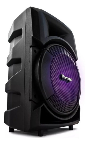 Vorago Ksp-300 Bocina Portátil Con Bluetooth Bafle Karaoke Entrada Para Guitarra Incluye Microfono Alambrico