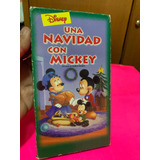 Una Navidad Con Mickey Película Disney Vhs
