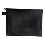 4 Bolsa De Maquillaje De Malla, Bolsa Con Negro Grande