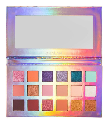 Paleta De Sombras Silver Rose Okalan