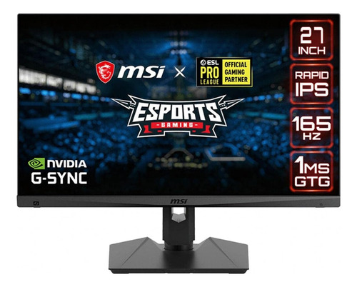 Monitor Msi Qhd Rapid-ips Quantum Dot Gaming Non-glare Super