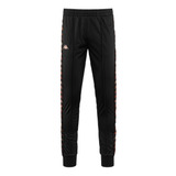 Pantalón Kappa Caballero Authentic Gaga Black - Orange Peach