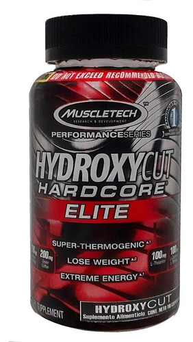 Hydroxycut Hardcore Elite Muscletech 110 Cápsulas